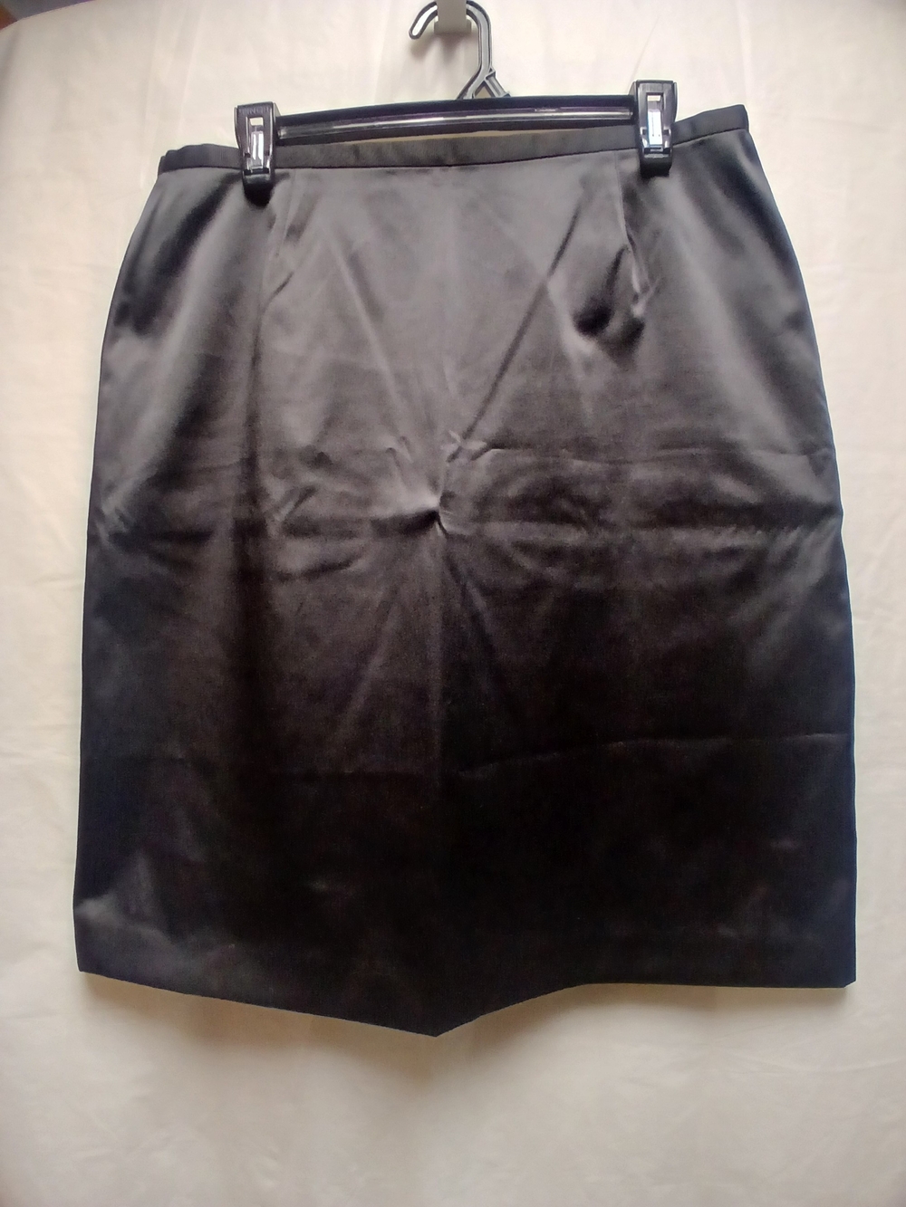 GAP Black Satin Pencil Skirt